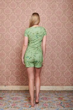 Shorts Kawai Flower Light Green -Chic Nest Deals Store pip mix and match diemen84160 1