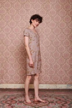 Nightdress Short Sleeve Kawai Flower Light Pink 21 Nightdress Short Sleeve Kawai Flower Light Pink -Chic Nest Deals Store pip mix and match diemen84293