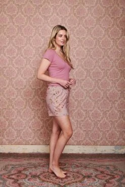 Top Short Sleeve Solid Pink 10 Top Short Sleeve Solid Pink -Chic Nest Deals Store pip mix and match diemen84337