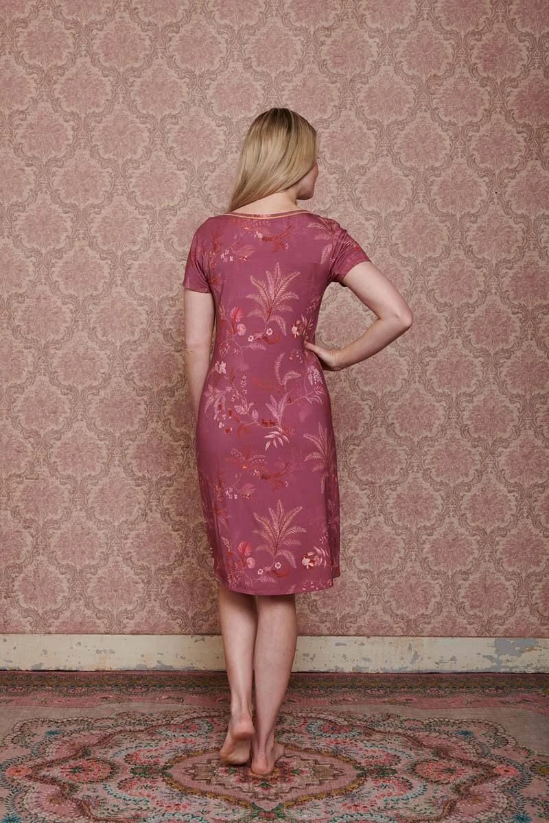 Nightdress Short Sleeve Isola Pink 5 Nightdress Short Sleeve Isola Pink - Image 5