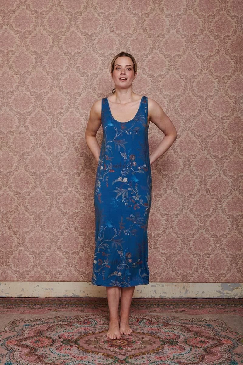 Nightdress Sleeveless Isola Blue 2 Nightdress Sleeveless Isola Blue - Image 2