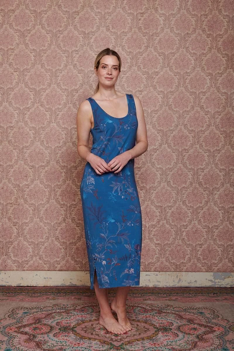 Nightdress Sleeveless Isola Blue 6 Nightdress Sleeveless Isola Blue - Image 6