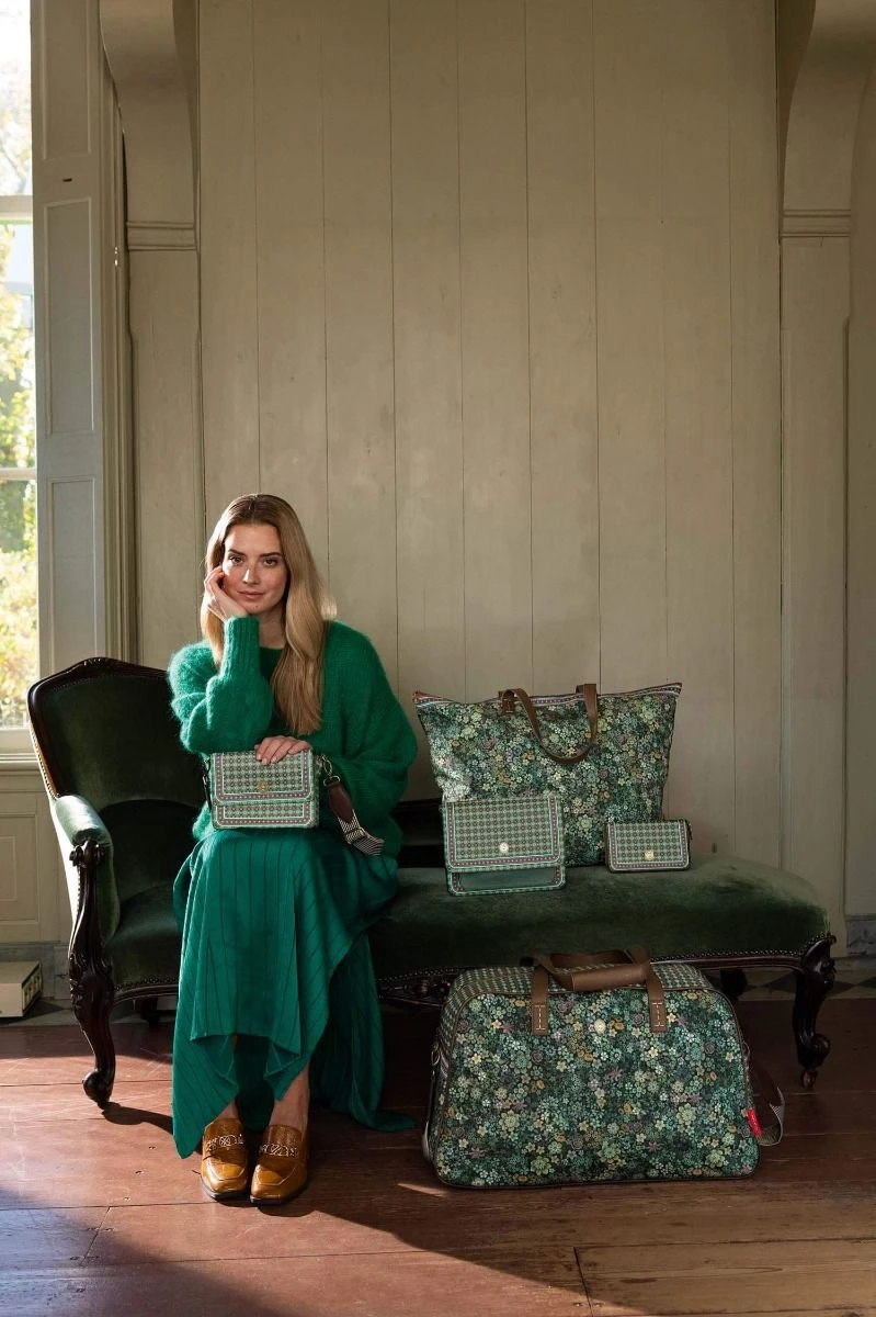 Tote Bag Tutti I Fiori Green 2 Tote Bag Tutti I Fiori Green - Image 2