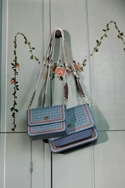 Cross Body Small Clover Blue -Chic Nest Deals Store pip studio fashion bags fw2023 clover blue 05 lr 1