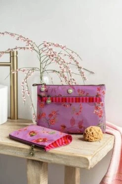 Cosmetic Zipper Pouch Kawai Flower Fuchsia 12 Cosmetic Zipper Pouch Kawai Flower Fuchsia -Chic Nest Deals Store pip studio gifting ss2023 cosmetic bags 01 lr 1