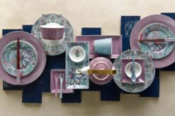 Flower Festival Set/4 Breakfast Plates Light Blue 21cm -Chic Nest Deals Store pip studio oriental flower festival fw2023 tableware blue 05 lr 1 5