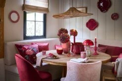 Metal Vase Dark Pink 22 Cm -Chic Nest Deals Store pip woonmaand fw23 022 lr 2