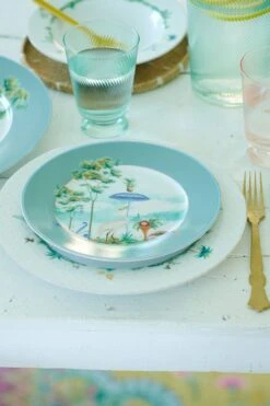 Jolie Breakfast Plate Blue 21 Cm 9 Jolie Breakfast Plate Blue 21 Cm -Chic Nest Deals Store pipserviesjolie230620200274