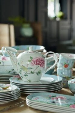 Blushing Birds Cake Tray Rectangular Blue -Chic Nest Deals Store pipstudio blushingbird extra20