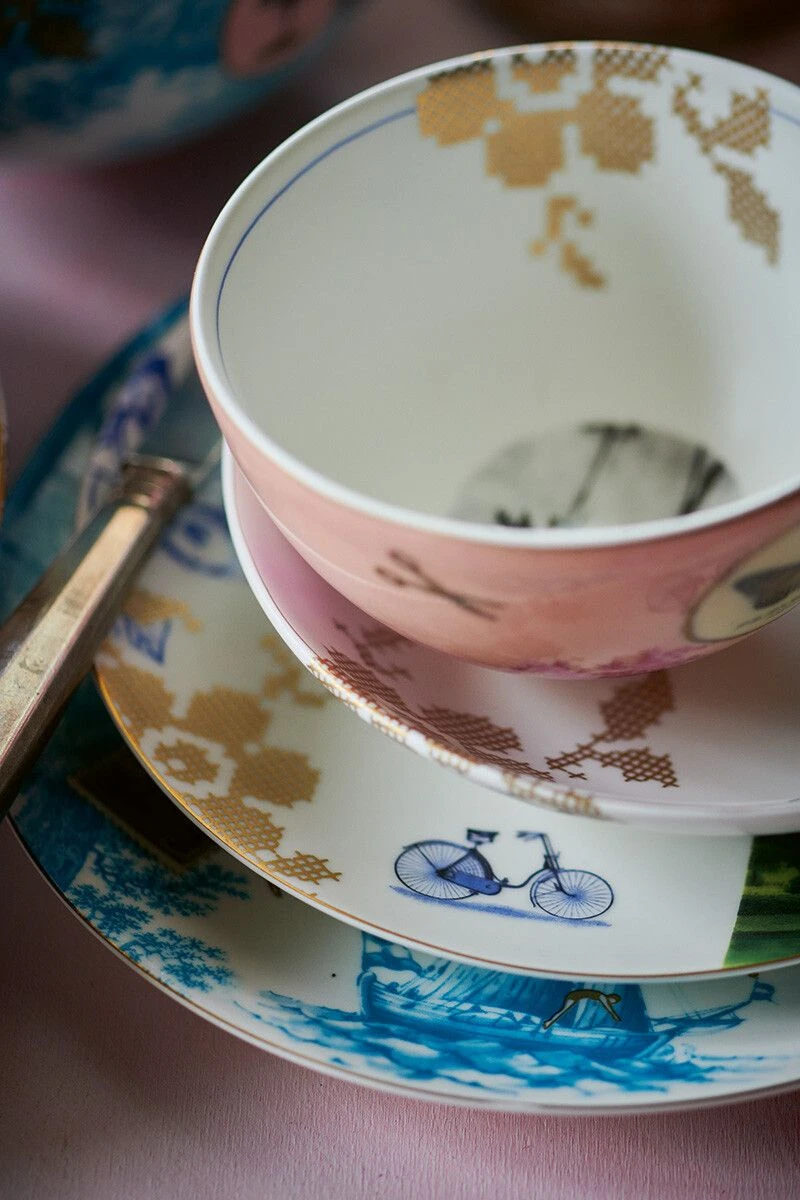 Heritage Breakfast Plate Palm White 20 Cm 3 Heritage Breakfast Plate Palm White 20 Cm - Image 3