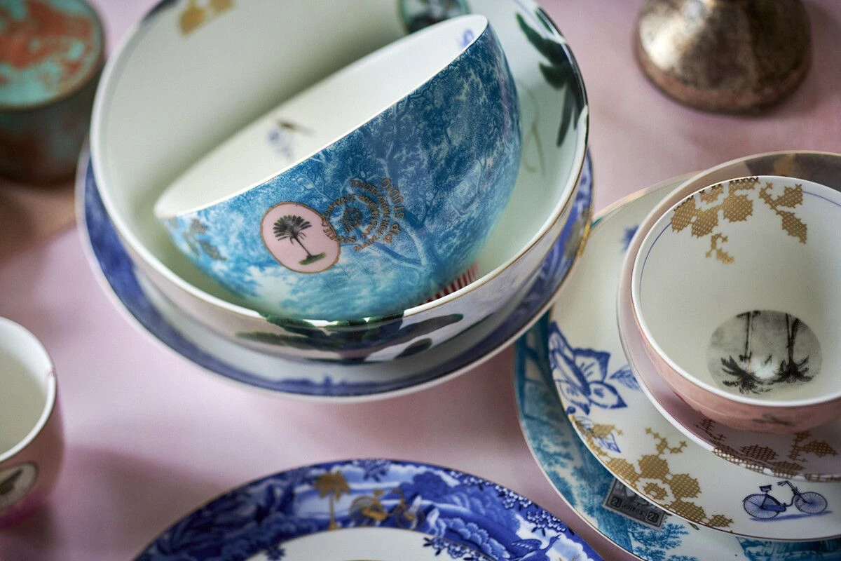 Heritage Breakfast Plate Palm White 20 Cm 4 Heritage Breakfast Plate Palm White 20 Cm - Image 4