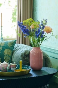 Oval Metal Vase Old Pink 30 Cm -Chic Nest Deals Store pipvaasetc260620201212