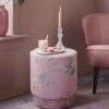 Stool High Fleur Grandeur Pink