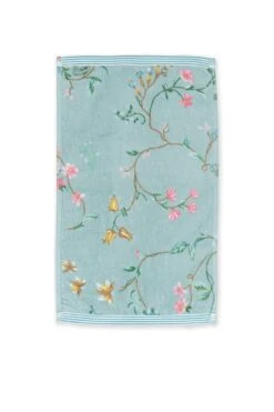 Guesttowel Set/3 Les Fleurs Blue 30x50 Cm -Chic Nest Deals Store quest towel les fleurs blue 30x50 pip studio 217811