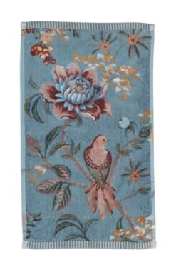 Guesttowel Set/3 Secret Garden Blue 30x50cm -Chic Nest Deals Store secret garden blue uv uv 30x50 10 topshot