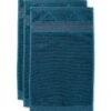 Guesttowel Set/3 Soft Zellige Dark Blue 30x50 Cm