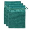 Washcloth Set/3 Soft Zellige Green 16x22 Cm
