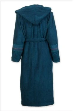 Bathrobe Soft Zellige Dark Blue 8 Bathrobe Soft Zellige Dark Blue -Chic Nest Deals Store soft zellige bathrobe dark blue pb lr