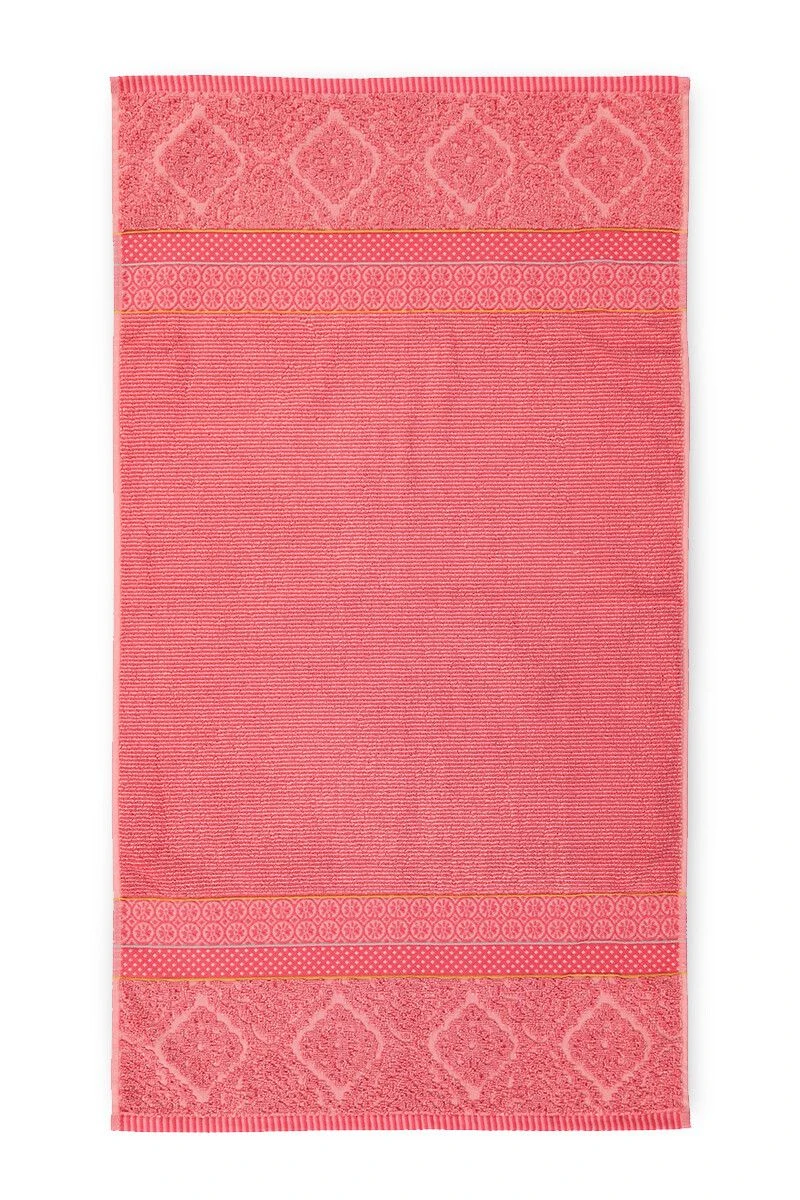 Bath Towel Set/3 Soft Zellige Coral 55x100 Cm 3 Bath Towel Set/3 Soft Zellige Coral 55x100 Cm - Image 3