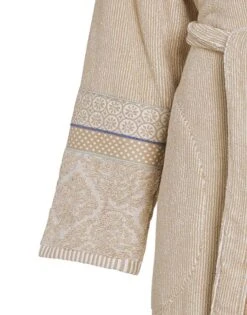 Bathrobe Soft Zellige Khaki -Chic Nest Deals Store soft zellige khaki bathrobe front pf 01
