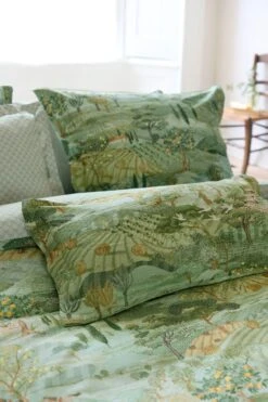 Pillowcase Toscana Green -Chic Nest Deals Store toscana cushion green 40 detail lr 1