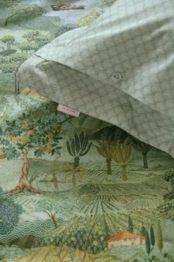 Duvet Cover Toscana Green -Chic Nest Deals Store toscana green 42 detail lr 1