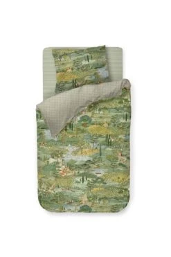 Duvet Cover Toscana Green -Chic Nest Deals Store toscana green 1p 10 topshot