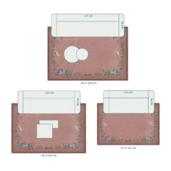 Carpet Jolie By Pip Vintage Pink -Chic Nest Deals Store vloerkleed jolie roze